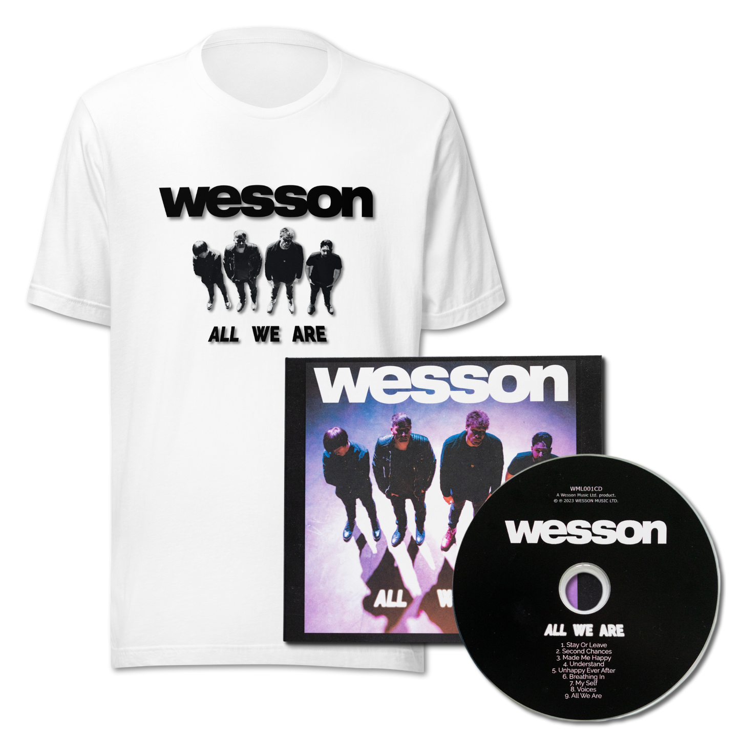 'All We Are' CD and T-Shirt Bundle