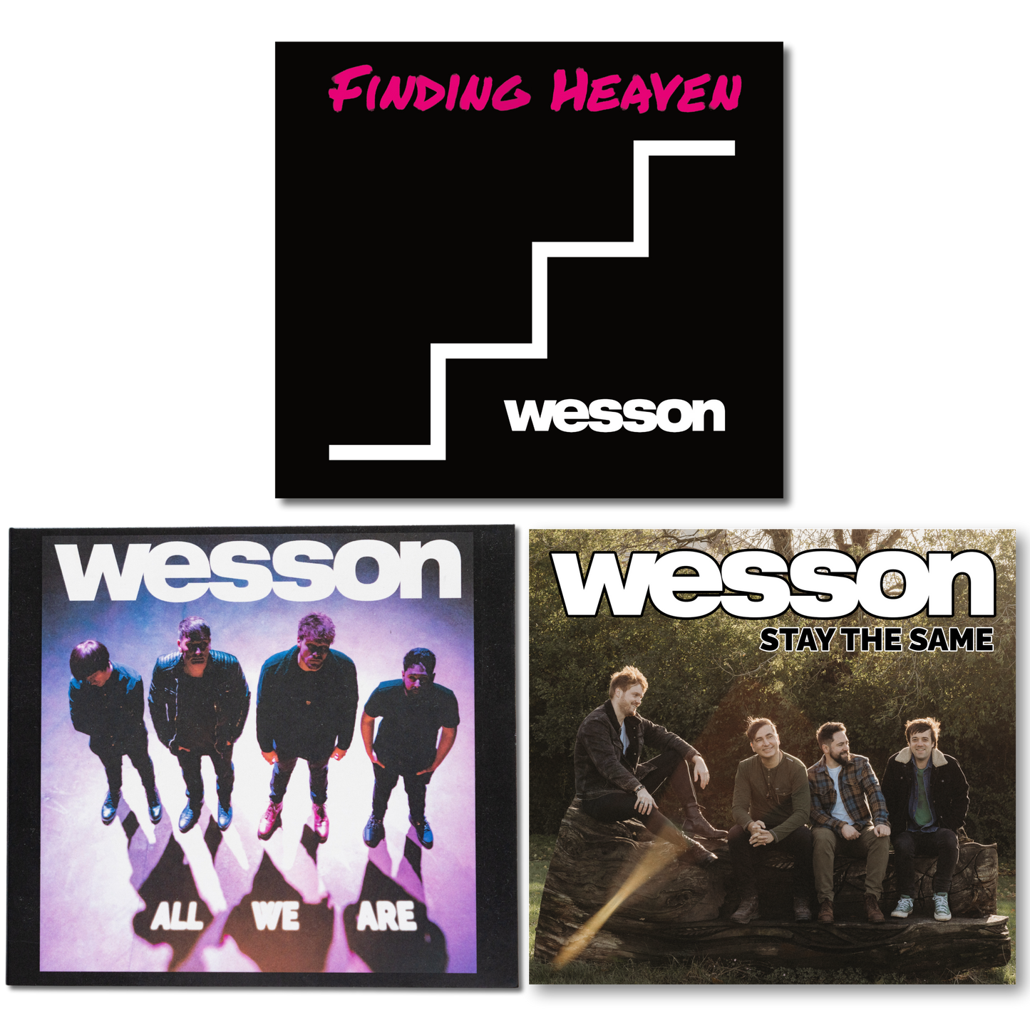 3 CD Bundle - 'Finding Heaven' Album, 'All We Are' Album & 'Stay The Same' EP