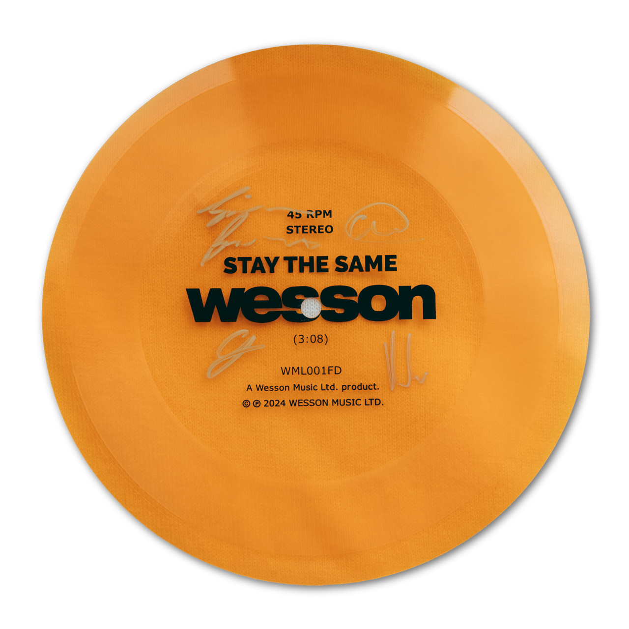 FREE & Signed 'Stay the Same' - 7" Flexi Disc Record Single