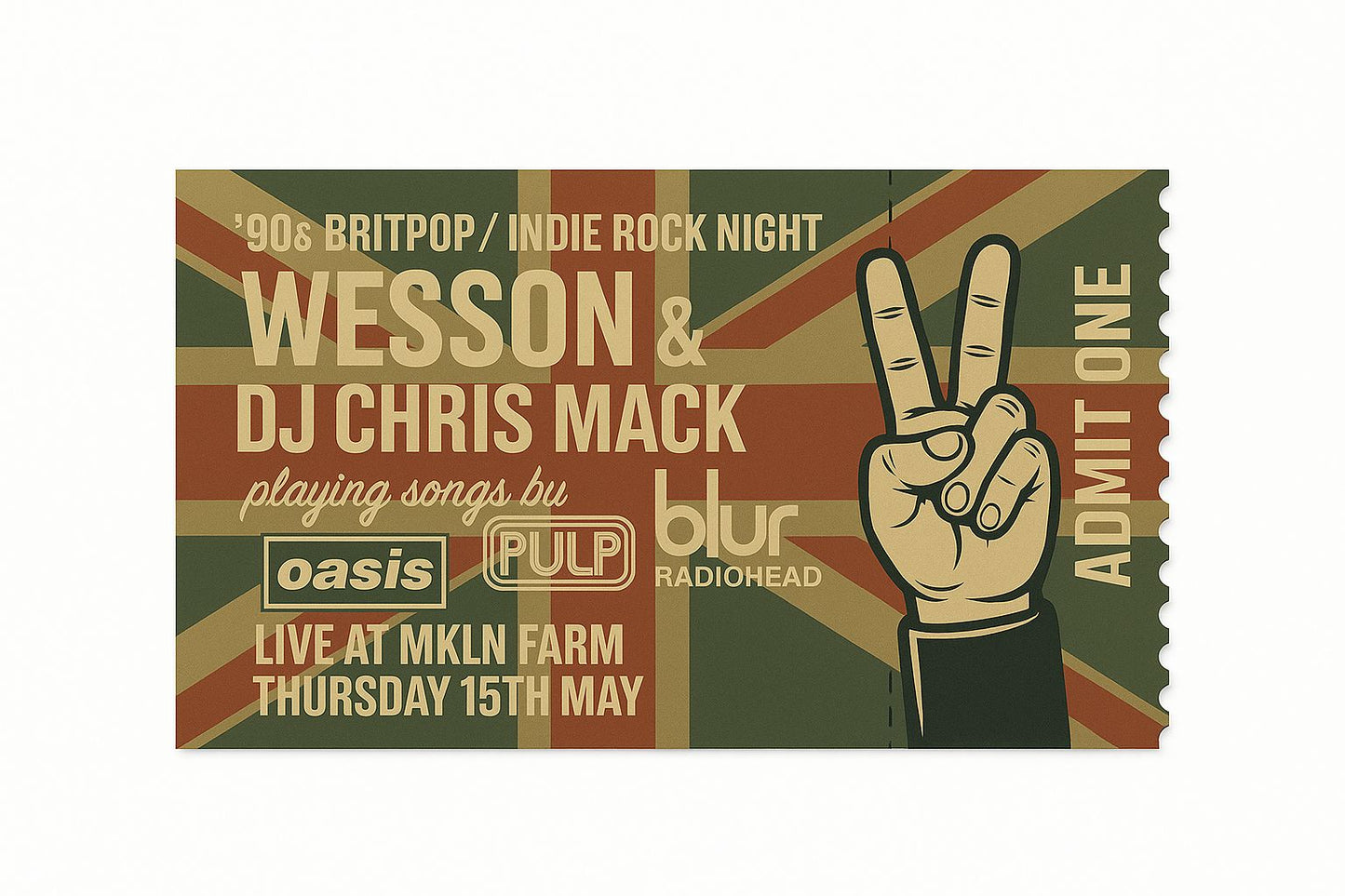 WESSON & DJ Chris Mack Live at MK11 - 2-for-1 Ticket Offer (add 2 tickets to your basket and pay for 1)
